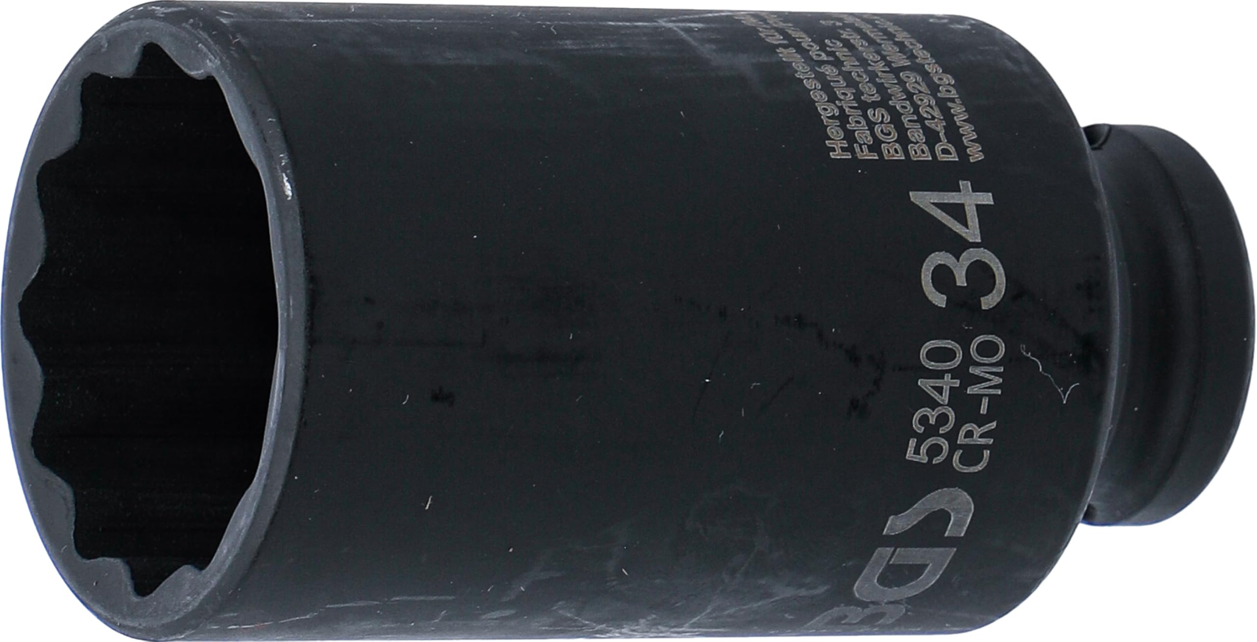 BGS 5340 | Impact Socket, 12-point | 12.5 mm (1/2") Drive | 34 mm