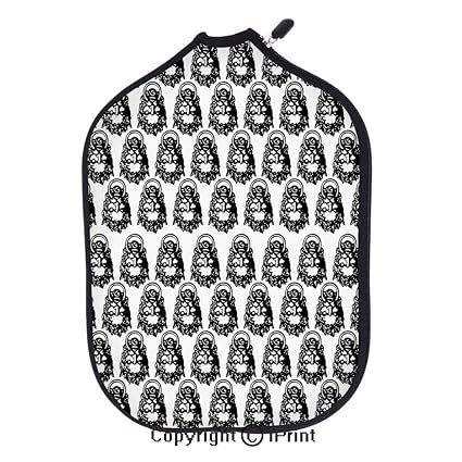 Premium neoprene material,soft,thick enough Protector Pickleball Paddle Cover,Monochrome Medieval Knocker