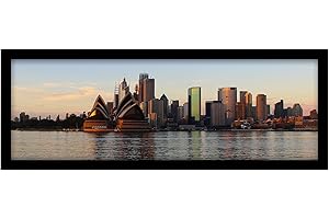 PEALSN 13.5x40 Poster Frame Black, Picture Frame for Wall Mounting Display Horizontally or Vertically Hanging, 1 Pack