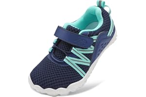 JIASUQI Kids Shoes for Boys and Girls Athletic Hiking Shoes Barefoot Sneakers for Kids