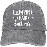 Splash Brothers Customized Unisex Camping Hair Don't Care Vintage Adjustable Baseball Cap Denim Dad Hat
