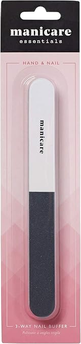 Manicare 3 Way Nail Buffer – Shaping, Ridged Removal & Polishing view 2