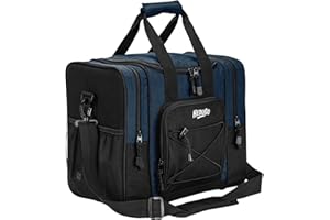 HEDUGO Bowling Ball Bag for Single Ball Bowling Tote Bag with Foam Cushion Bowling Handbags with Padded Strap for Men Women G