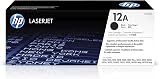 HP 12A Q2612A Black Original LaserJet Toner Cartridge, 2000 Page Yield