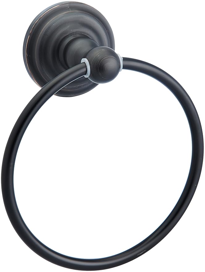 AmazonBasics - Klassischer Handtuchring - Geölte Bronze