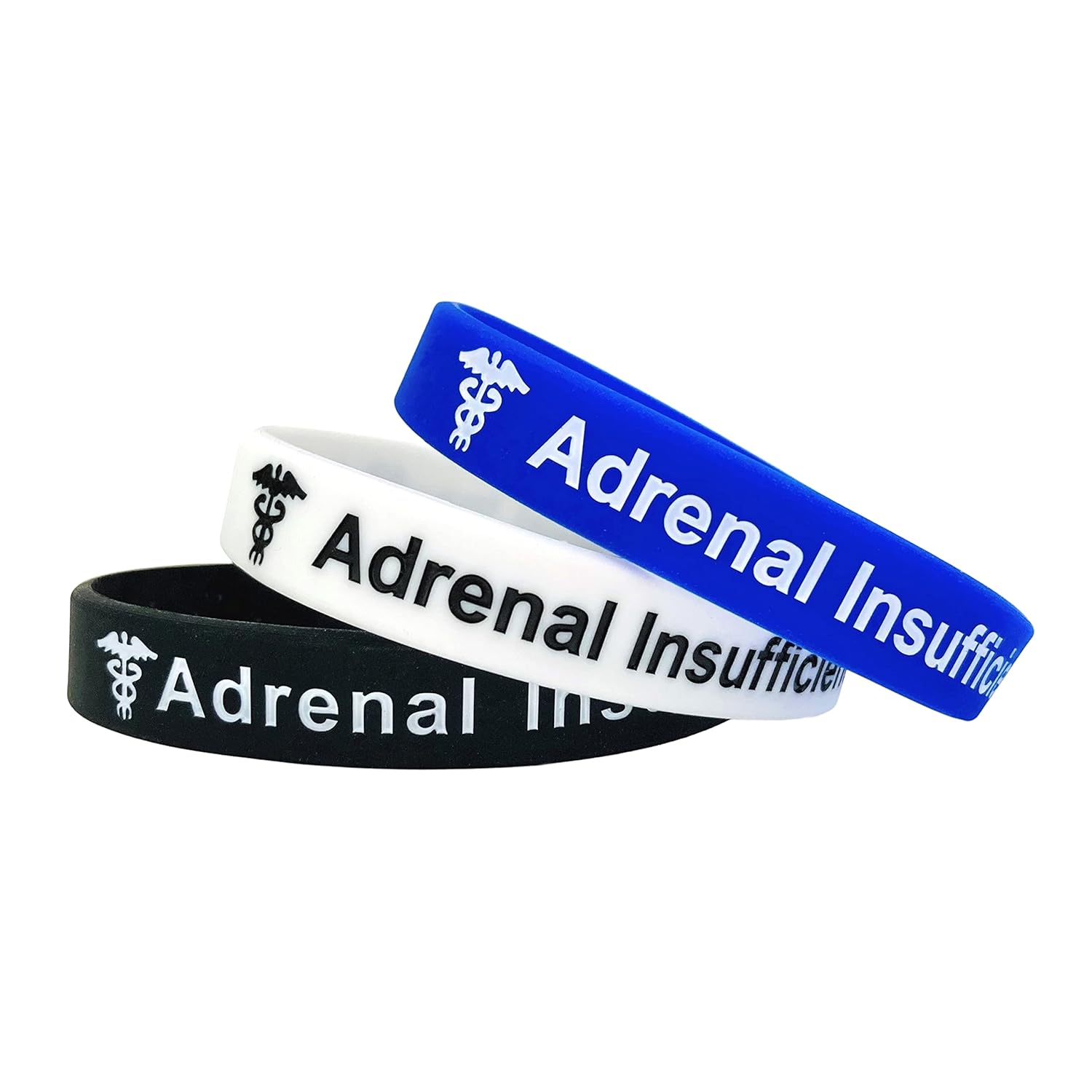 Adrenal Insufficiency wristbands medical alert ID bracelets. Adrenal