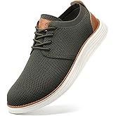 VILOCY Men's Fashion Dress Sneakers Casual Walking Shoes Business Oxfords Comfortable Breathable Lightweight Tennis