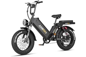 ANIIOKI eBike,AQ177 PRO MAX Electric Bike,48/52V 60Ah Electric Commuting Bike,200Miles Long Range, Peak 1200W Power Ebike, Electric Bicycle for Adults