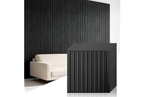 33 Pack 3D Wall Panels,Black Wall Panels for Interior Wall Decor, Renter Friendly Decorative Wall Panels for Bedroom Living R