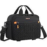 MOSISO Camera Bag for Photographers, Photography Shoulder Bag for DSLR/SLR/Mirrorless Cameras, Wheat Ear Quilted Padded Camera Case with Rain Cover & Bottom Tripod Holder for Canon/Nikon/Sony, Black