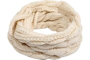 LOIYADN Scarf for Women - Winter Scarf Infinity Scarfs for Women for Cold Weather, Warm Knit Winter Infinity Circle Loop Scarves