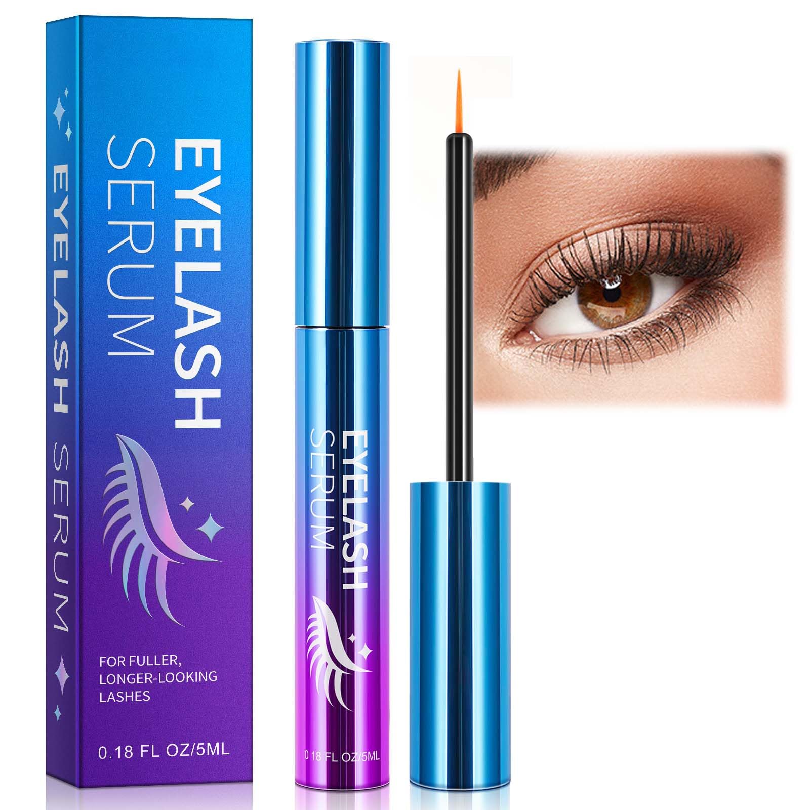 Enhance Lash Serum - Promotes Longer, Fuller & Thicker Lashes. Eyelash Growth Serum for Fuller Lashes. 5ML