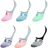 Champion Women's Double Dry 6-Pair Pack Performance Invisible Liner Socks