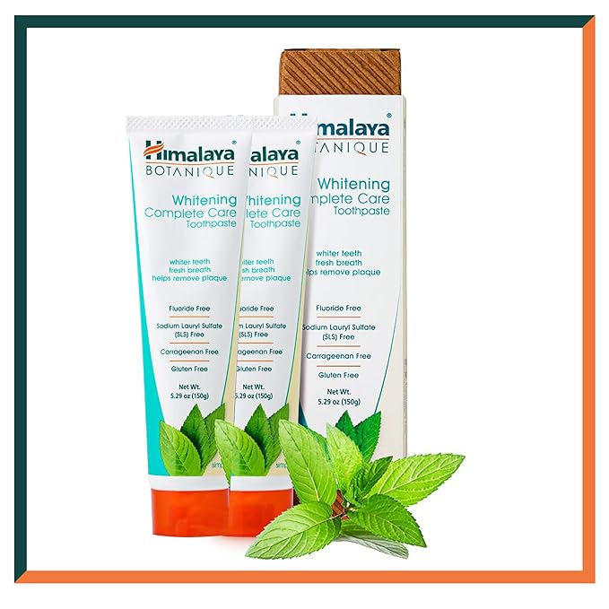 Himalaya Botanique Toothpaste Natural Fluoride Free, SLS, Gluten