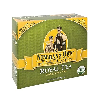 Newmans own organics tea Green Royal 40ct 2.82oz (084643350142)