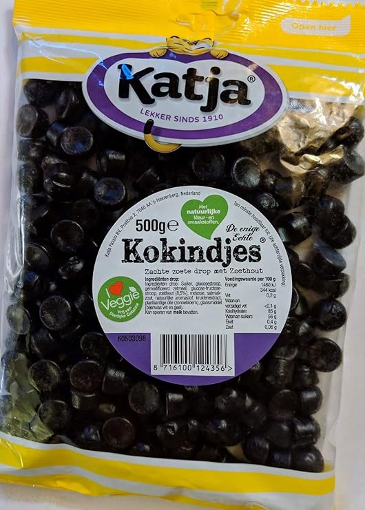 Katja Kokindjes Soft Lightly Salted Dutch Black Licorice