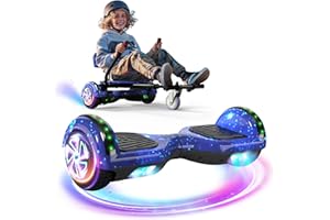 UNI-SUN Scooter Seat Attachment, Scooter with Go Kart for Kids Boys Girls Adults, LED Lights, Bluetooth(Include Go-Kart)