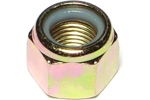 Hard-to-Find Fastener 014973285326 Grade 8 Nylon Insert Lock Nuts, 1/2-20, Piece-5, Yellow