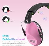 Dr.meter Ear Defenders Kids Pink 27.4dB SNR Hearing Protection Adjustable view 4