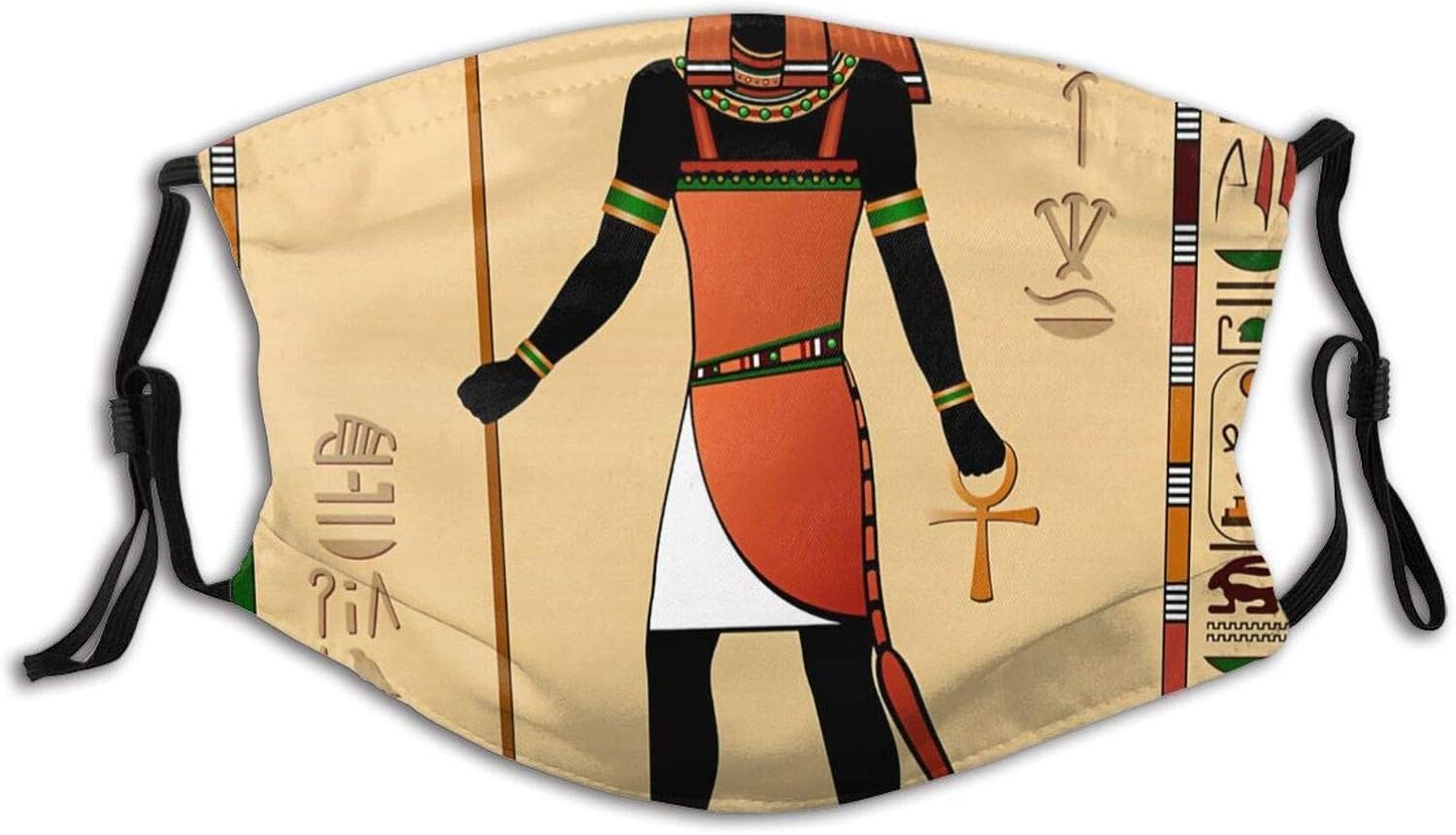 Face Mask Balaclava, Ancient Egypt Mask Bandanas With 2 Filters