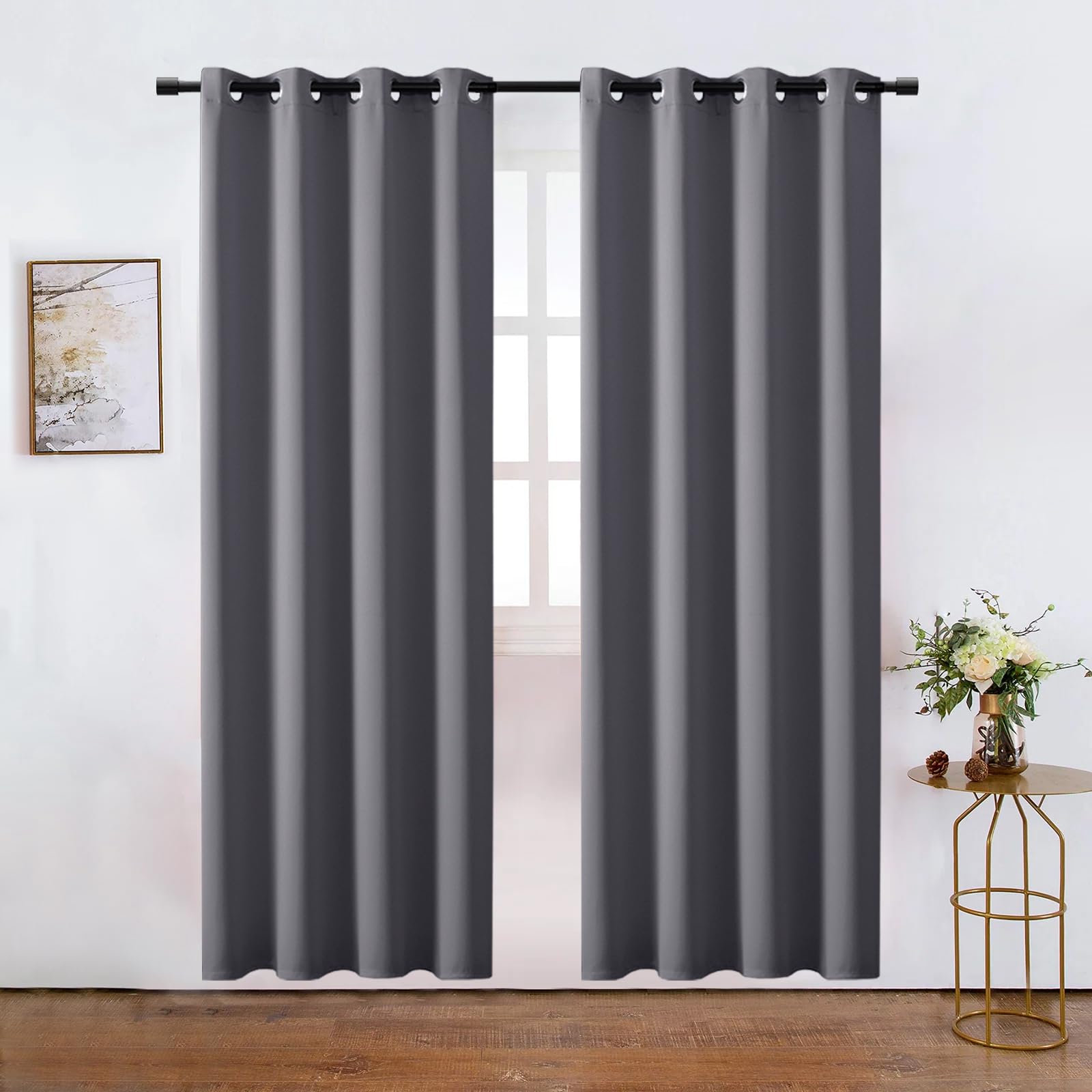XTMYI Closet Curtain for Open Closet Without