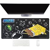 Spongebob Jumbo Desk Mat - Bubbles - Large Rubber Gaming and Work Desk Pad 70 x 30 Centimetres