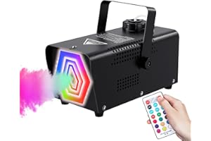 IMONE 72-LED Fog Machine with Vibrant Color-Changing Lights & Wireless Remote Control | Smoke Machine for Halloween Party, DJ, Wedding, Stage, Photography | Indoor & Outdoor Events