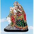 eSplanade - Radha Krishna Kishan Murti Idol Statue Sculpture - Resin (Radha Krishna with Cow)