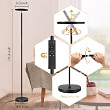 OUTON LED Uplighter Torchiere Floor Lamp 30W 3000LM 4 Temperatures Remote Touch view 6