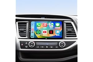 RUICAR 10.2'' Car Radio Stereo for Toyota Highlander 2014 2015 2016 2017 2018 2019 CarPlay/Android Auto/5G WiFi/IPS HD Touch Screen/GPS FM/SWC/Bluetooth/1080P Backup Camera