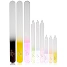 Shany Cosmetics Fine Crystal Glass Nail File Buffer 9 Piece Assorted Sizes