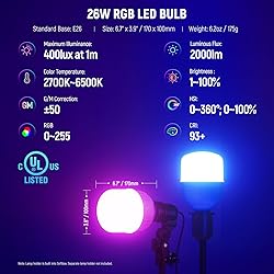 NEEWER RGB Softbox Lighting Kit with App Control