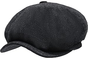YOFARCHOY Newsboy Hats for Men Women Classic 8 Panel Flat Cap Peaky Style Irish Hat Gatsby Beret Cap Wool Blend Tweed