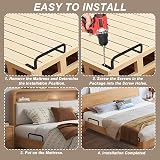 Sibosen 4Pcs Mattress Retainer Bar - Stop Mattress Sliding Easily view 5