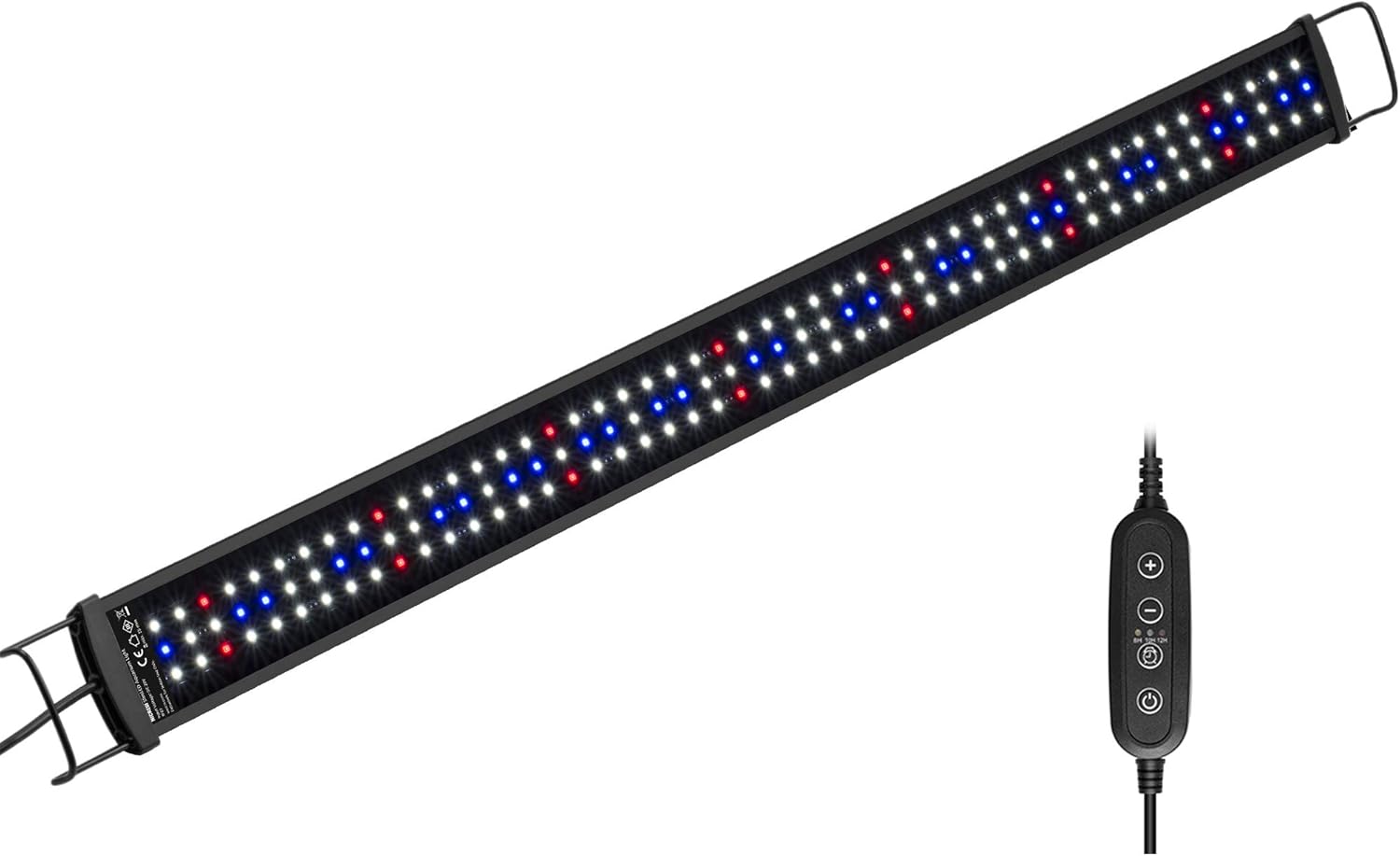 NICREW SlimLED Luz para Acuario Plantado, Luz Delgada LED Acuario Plantado, Lámpara para Acuario de Dulce Agua, 90-110 cm, 25W, 1600 LM, Temperatura de Color Regulable