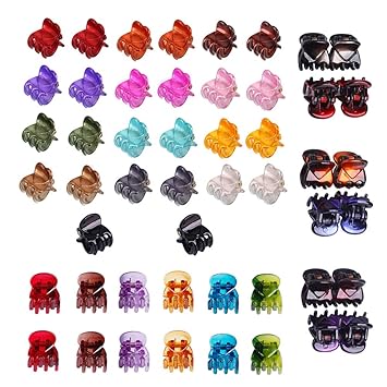 baby hair claw clips