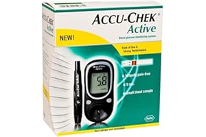 ACCU-CHEK Active Glucometer with 10 Test Strips