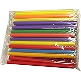 PowerforApple (Pack of 50)Tapioca Bubble Tea Straws 8 inches long and diameter is 1/8 inch  individually wrapped colorful Straws