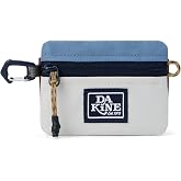 Dakine Jude Card Wallet, Slim Zipper Wallet with Key Clip | Minimalist zip wallet in durable recycled nylon holds cards, coins and keys with quick-access Velcro back pocket.