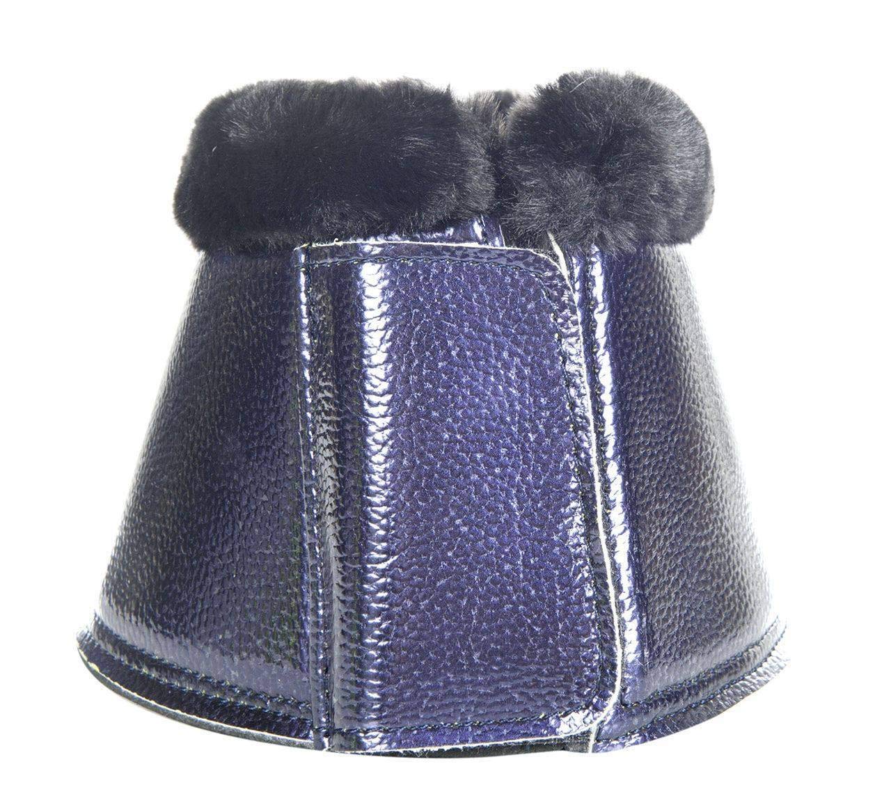 HKM Metallic Bell Boots Dark Blue XL