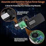 Neoteck Digital Stylus Force Gauge 0.01g-5.00g Orange LCD 5g Cal weight view 2