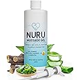 Nuru Massage Gel (16.9 fl oz) | Water-Based | Paraben & Glycerine Free | Formulated with Natural Seaweed, Green Tea, Liquorice Extract, Vitamin B5, & Organic Aloe Vera