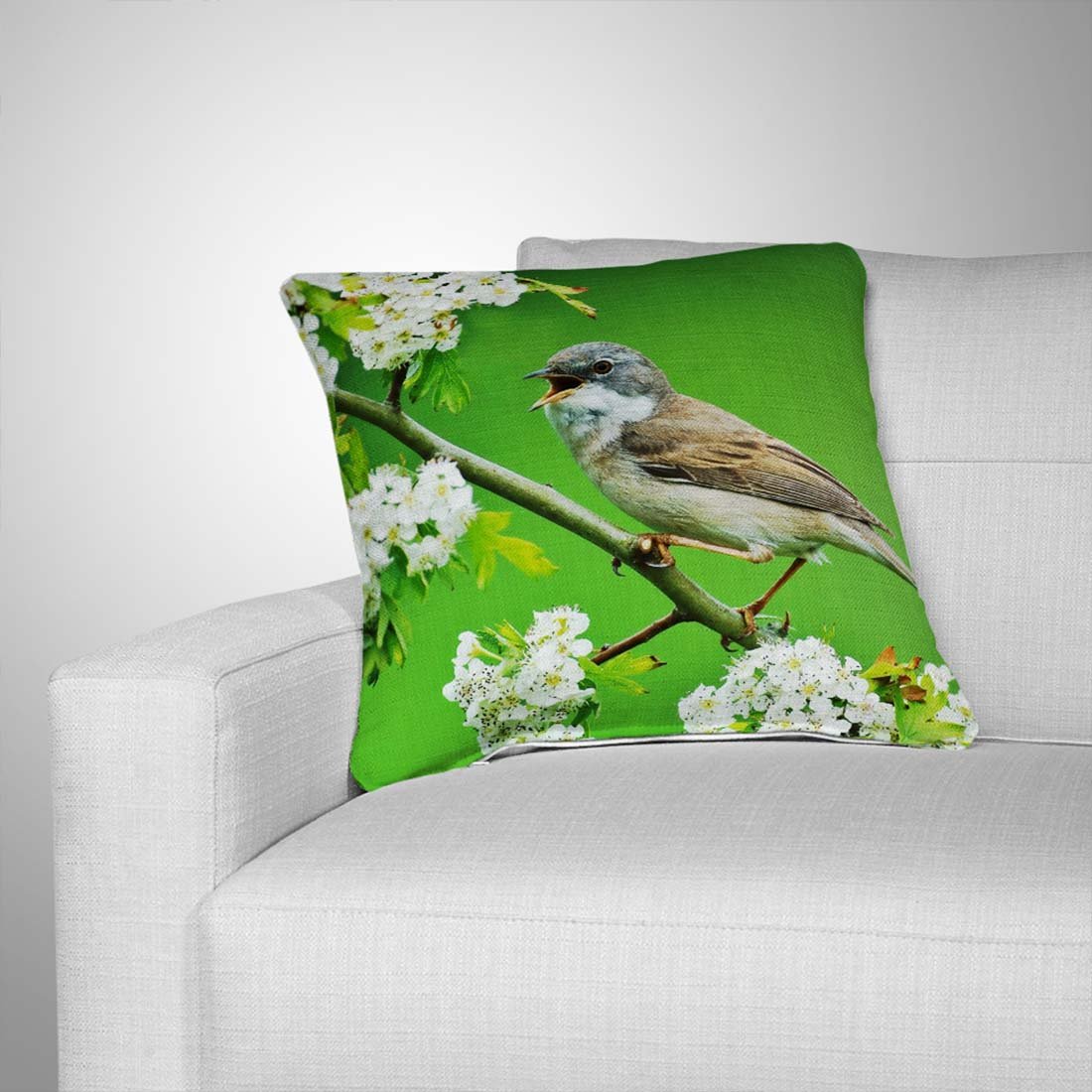 Cute Bird Home Décor Cushion Pillow Case Sofa Couch Cushion Cover Throw