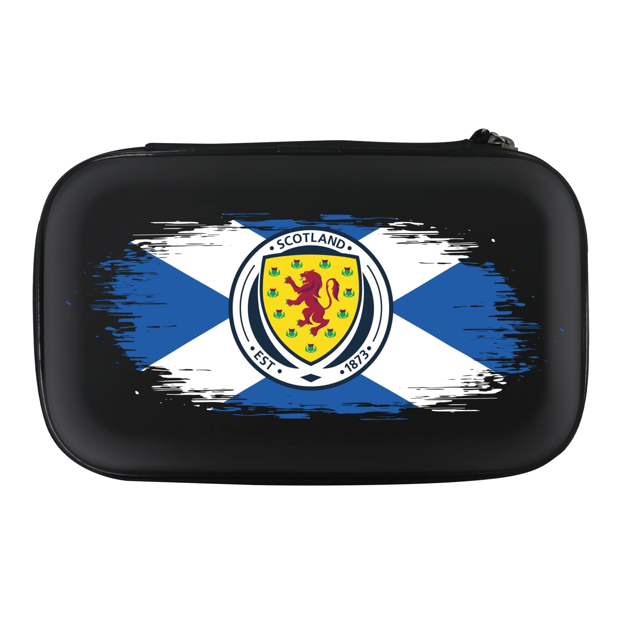 Darts Corner Scotland Darts Case | Officially Licensed St Andrews Cross Darts Case | White (W444)