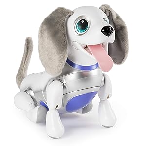 zoomer Playful Pup, Responsive Robotic Dog with Voice Recognition & Realistic Motion, For Ages 5 & Up