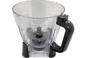 SHARK`NINJA Ninja Replacement 64oz (8 Cup) Food Processor Bowl Only for BL680 BL680A BL681A BL682 BN801 BN805 BL910 Auto-iQ Duo Blender, Read