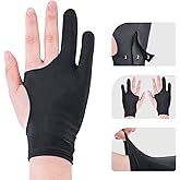 Artist Drawing Glove 3-Layer Palm Rejection [2 Pack] Right Left Hand Digital Art Graphic Tablet Gloves