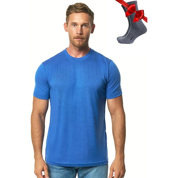 Amazon.com: Merino Wool T-Shirt Mens - Short Sleeve Merino Wool