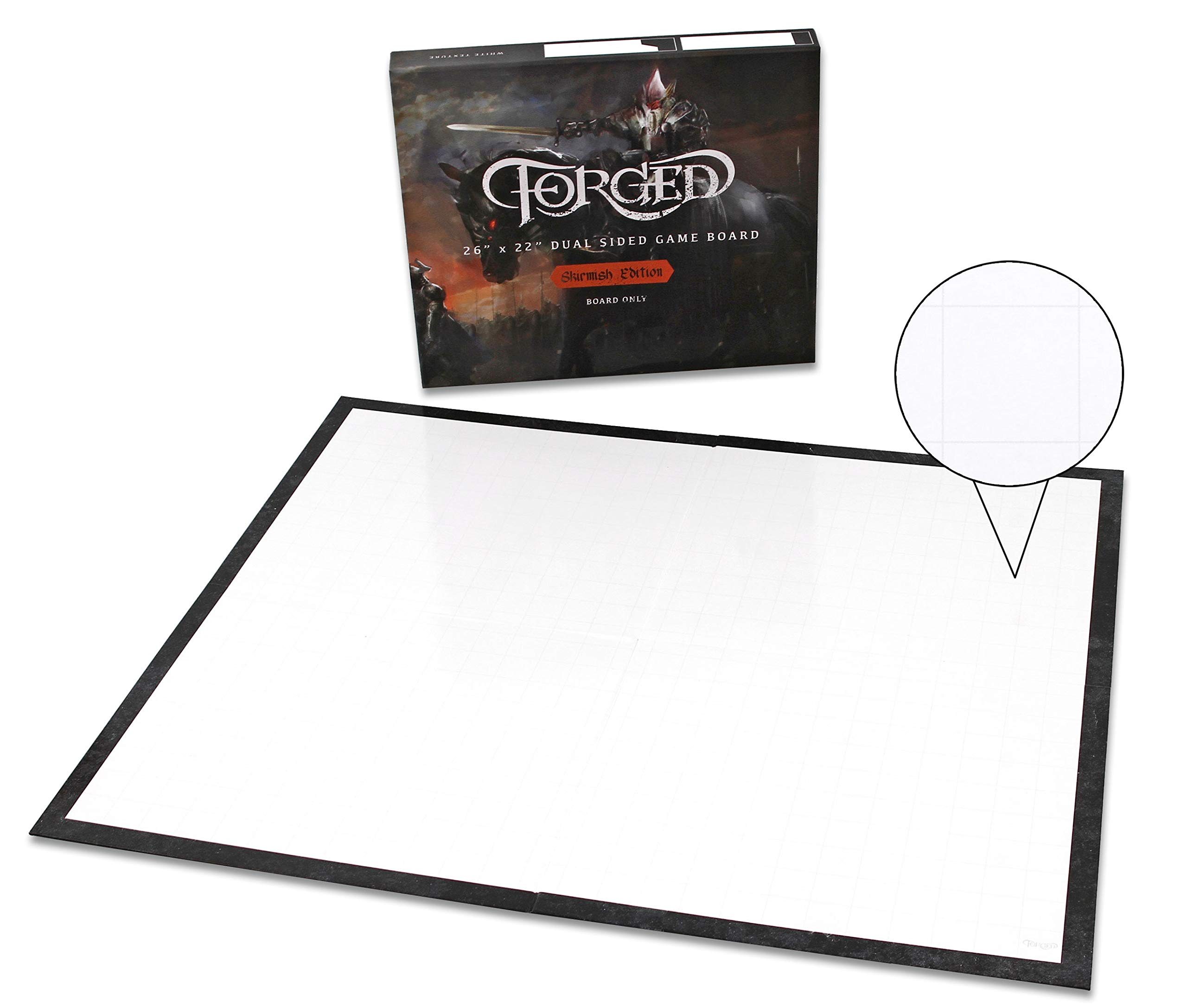 Dice Co. Dry Erase Battle Board with Grid and Hex Map Pattern