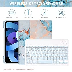 LAMA Smart Keyboard Case with Mouse for iPad Air
